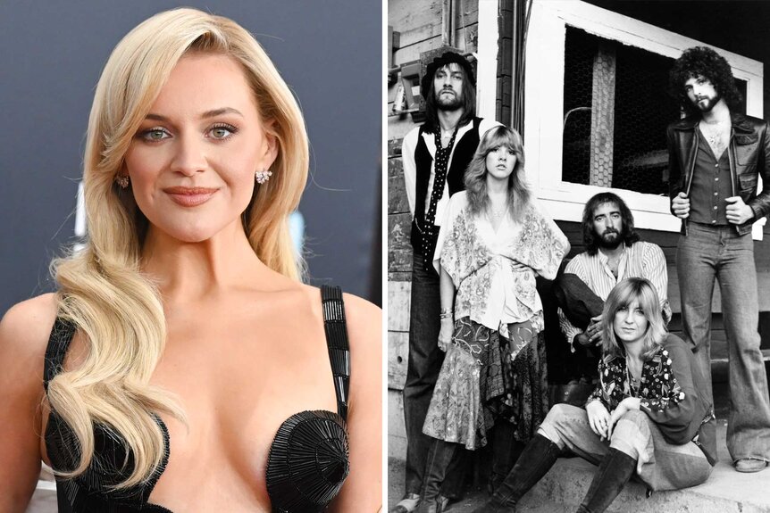 A split of Kelsea Ballerini and Fleetwood Mac.